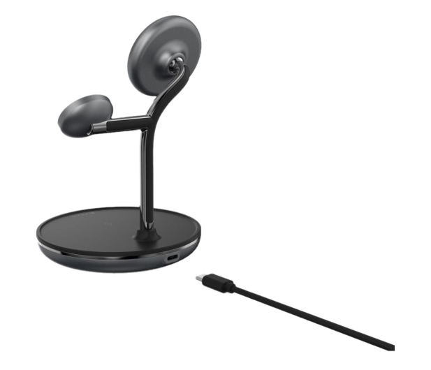 ADAM elements M3+ Magnetic 3-in-1 Wireless Charging Station + adapter 33W - 1181810 - zdjęcie 2